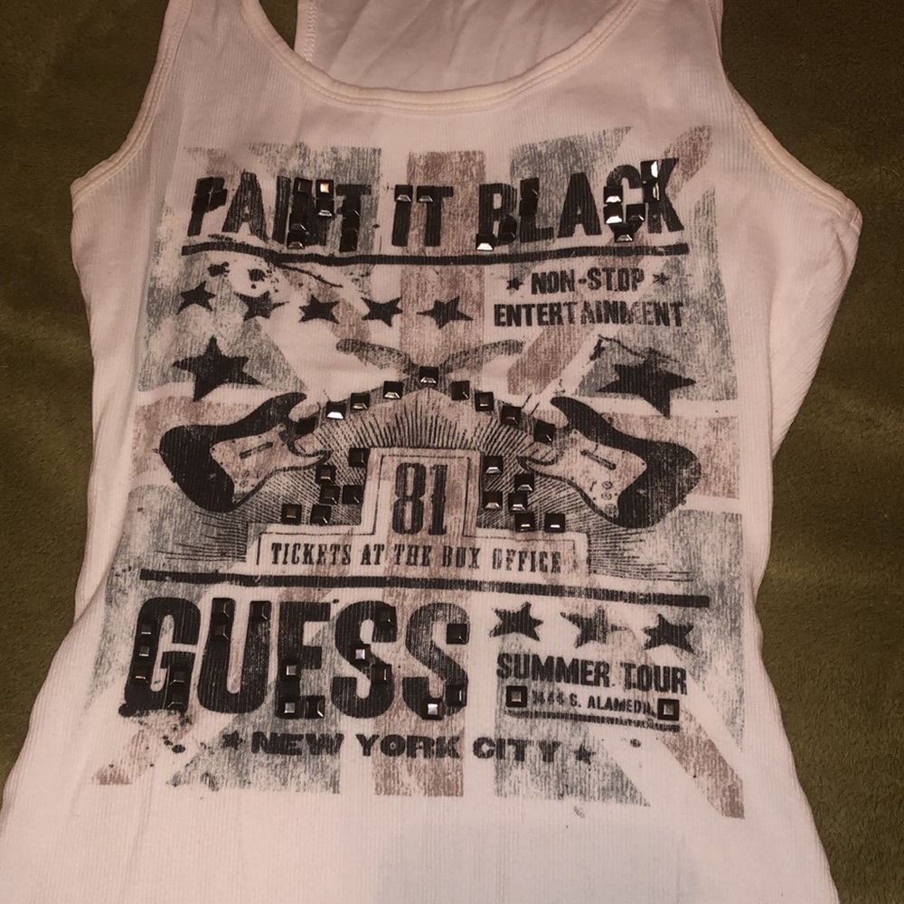 Guess - Paint it Black tank top - Picture 2 of 2